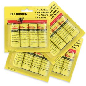 Insect Bug Fly Glue Paper Catcher Trap Ribbon Tape Strip Sticky Flies 16 Rolls