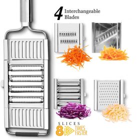 Stainless Steel Grater (Option: 4pcs set)