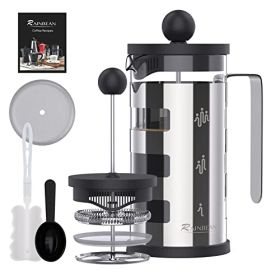 French Press Cafetiere 4 Cups (Option: 600ml)