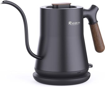 Gooseneck Electric Kettle (Color: Black)