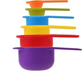 6PCS Measuring Cups And Spoons (Option: Six)