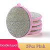 5/10pcs; Double Side Dishwashing Sponge Pan Pot Dish Wash Sponges Household Cleaning Tools Kitchen Tableware Dish Washing Brush